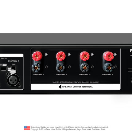 Bộ khuếch đại công suất 4 kênh A-4 1600 Watt