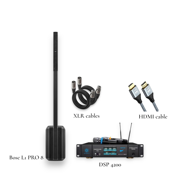 Bose L1 Pro 8 + Singsound Tek DSP 4200 Bluetooth YouTube