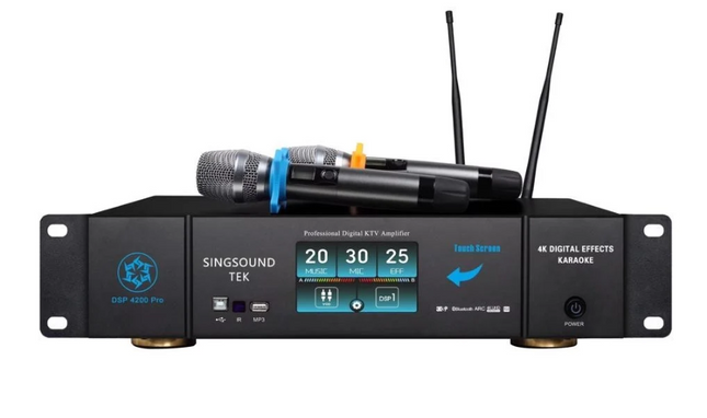 Singsoundtek DSP 4200 Pro Professional Digital KTV Mixer Processor