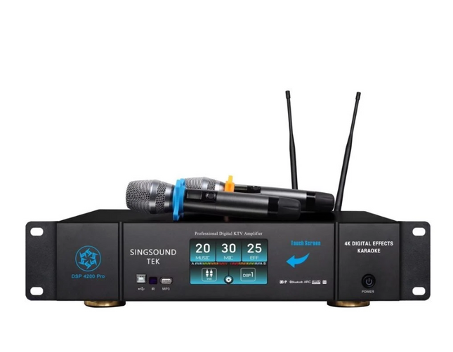 Singsoundtek DSP 4200 Pro Professional Digital KTV Mixer Processor