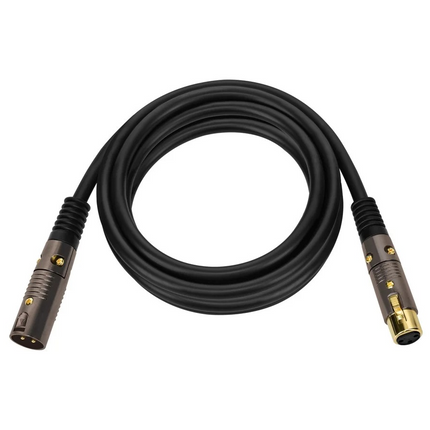 Monoprice 3ftPremier Series XLR Male to XLR Female 16AWG Cable (Gold Plated) [Microphone and Interconnect]