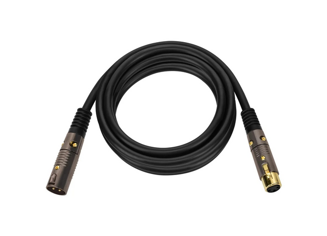 Monoprice 3ftPremier Series XLR Male to XLR Female 16AWG Cable (Gold Plated) [Microphone and Interconnect]