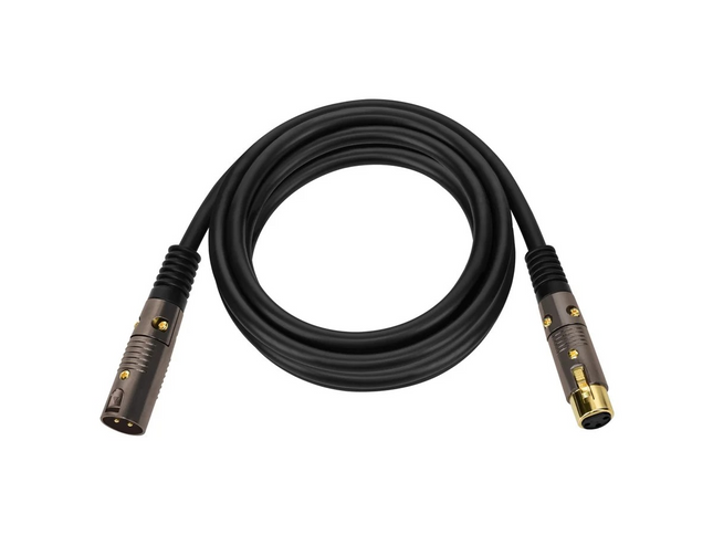 Monoprice 3ftPremier Series XLR Male to XLR Female 16AWG Cable (Gold Plated) [Microphone and Interconnect]