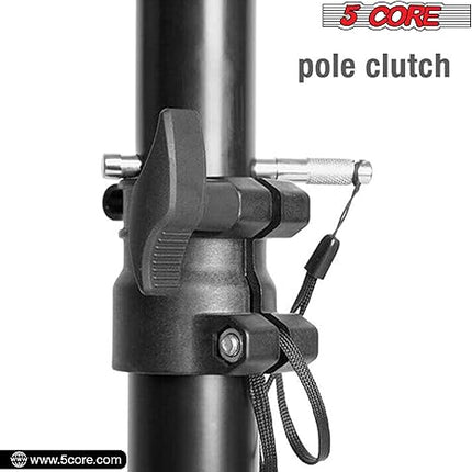 Chân đế loa 5 lõi, chân máy, có thể điều chỉnh lên đến 48 inch, chân đế màn hình DJ Studio, gắn trên cột 