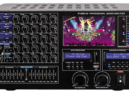 KDS 8988 G5 5200 Watt Professional Mixing Amplifier USED