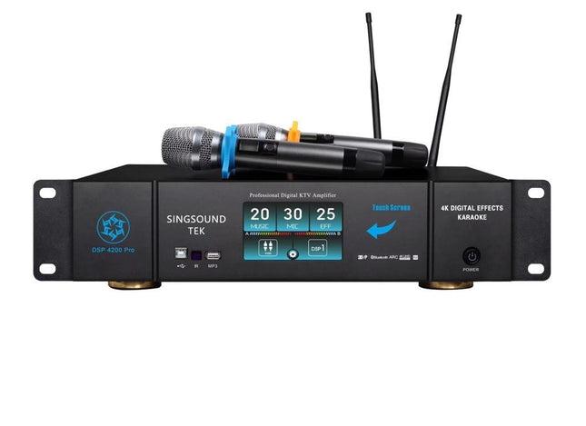 2025 New Model DSP 4200 Pro Professional Digital KTV Mixer Processor