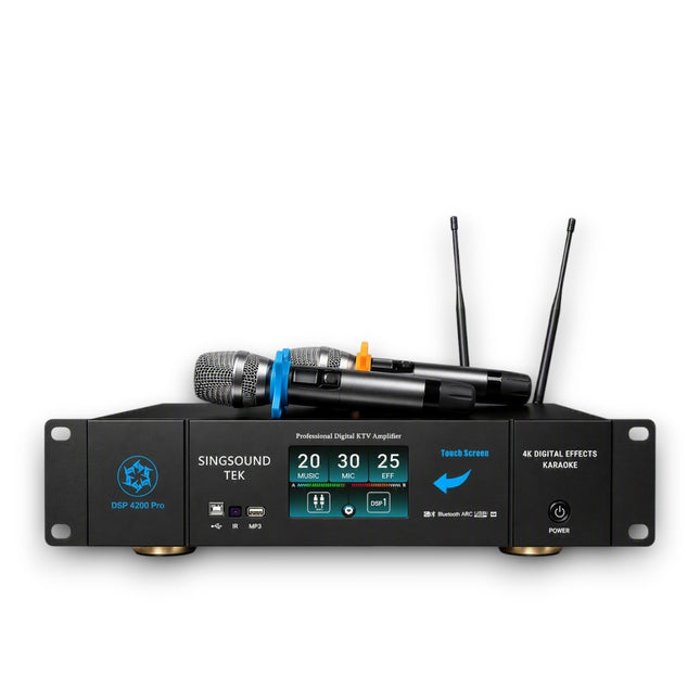 Singsoundtek DSP 4200 Pro Professional Digital KTV Mixer Processor