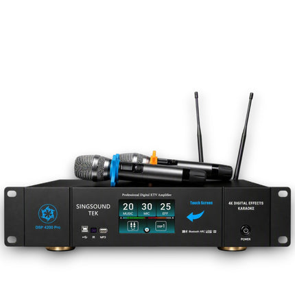 Bộ xử lý trộn âm thanh KTV kỹ thuật số chuyên nghiệp DSP 4200 Pro mẫu mới năm 2025