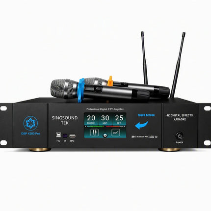 Singsoundtek DSP 4200 Pro Professional Digital KTV Mixer Processor