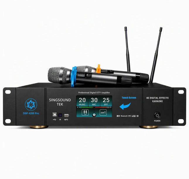 Singsoundtek DSP 4200 Pro Professional Digital KTV Mixer Processor