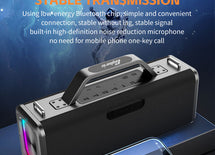 Cyboris X12 200W Karaoke High Performance Portable Bluetooth Speaker