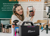 Cyboris X12 200W Karaoke High Performance Portable Bluetooth Speaker