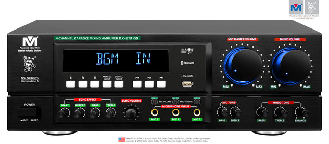 DX-213 G5 800W KARAOKE MIXING AMPLIFIER