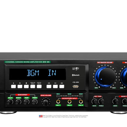 DX-213 G5 800W KARAOKE MIXING AMPLIFIER
