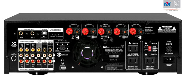 BỘ KHUẾCH ĐẠI MIXING TÍCH HỢP CPU DX-288 G3 900W 
