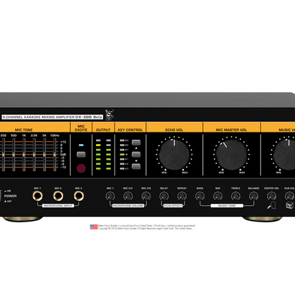 DX-388 G5 1400W Karaoke Mixing Amplifier