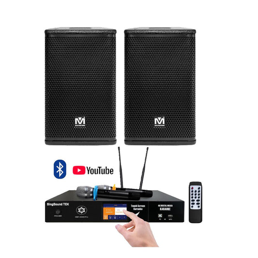 Singsound Tek YouTube Karaoke System with Bluetooth Connection iPhone iPad Professional Special Deal