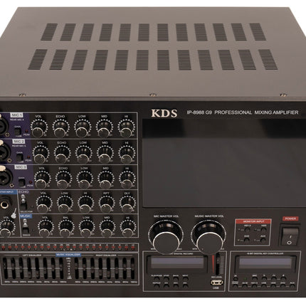 KDS IP-8988 G9 6000 Watts Professional Mixing Amplifier USED