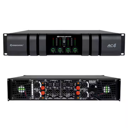 AC4 Professional 4 Channels Stage Master Power Amplifier 800W*4 Speakers Audio Amplifiers for Stage