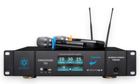Singsoundtek DSP 4200 Pro Professional Digital KTV Mixer Processor