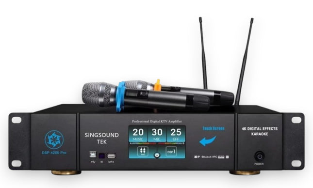 Singsoundtek DSP 4200 Pro Professional Digital KTV Mixer Processor