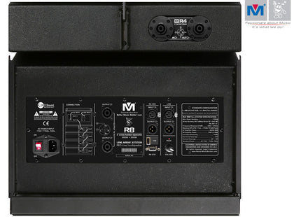 R4/R8 Compact Active Line Array Speakers 1100 Watts (Single)