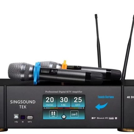 Bose L1 Pro 16 (Pair) + SingsoundTek DSP-4200 Professional Complete Karaoke System