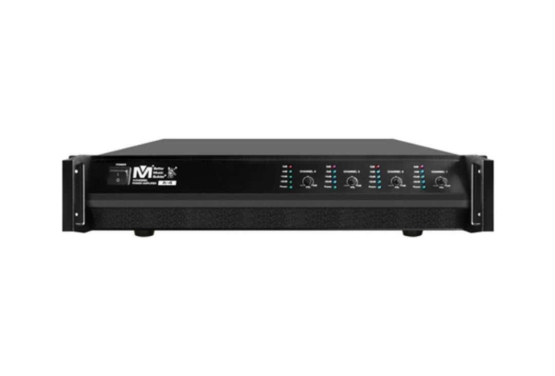 Better Music Builder (M) A-4 4-Channel Power Amplifier 1600 Watts