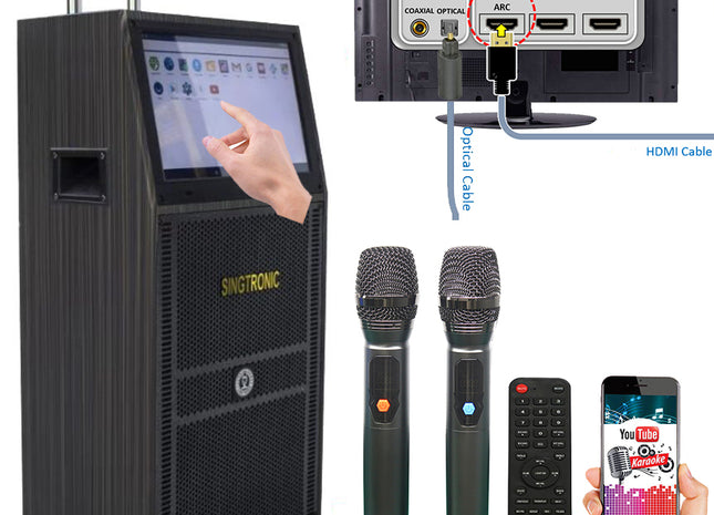 Hệ thống loa karaoke Bluetooth 12" công suất 1000W chuyên nghiệp BT-888Pro