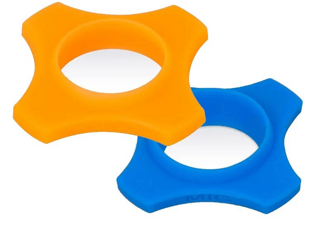 Rubber Microphone Ring with Anti-roll, Anti-fall, Anti-slip Sleeve Microphone Protection Shockproof Ring (Pair)