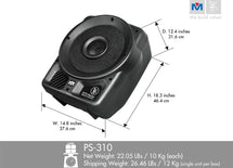 Loa đồng trục chủ động/cấp nguồn toàn dải 2 chiều PS-312A (Đơn)