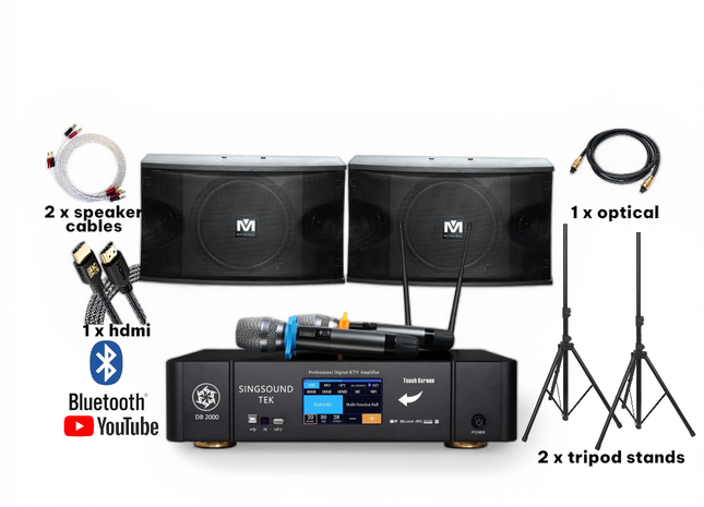 Singsound Tek DB2000 + Better Music Builder CS500 Bluetooth YouTube